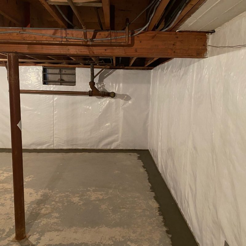 Residential ResQ waterproofing basement walls