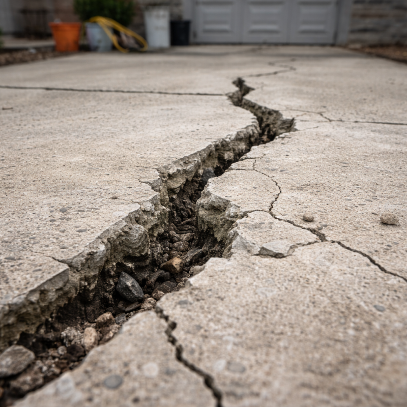 Cracked Concrete What It Means, What Causes It, and How to Fix It Properly